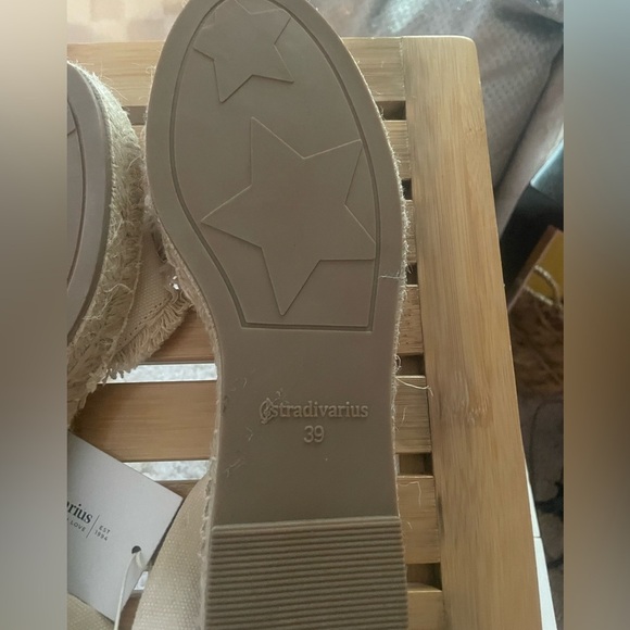 Women's Silver and Cream (Euro 39/US 8) Summer Boho Espadrille Rope Sandals - Picture 7 of 11